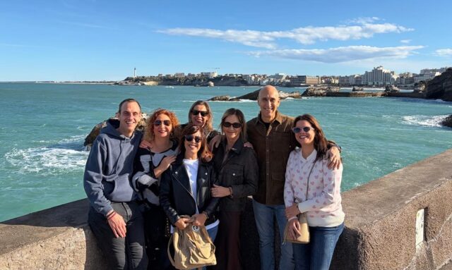 Disfrutando de Biarritz con una parte del equipo, no todo va a ser trabajo ☺️