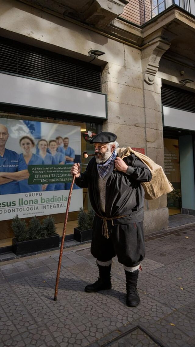 ¡Olentzero en persona ha bajado de las montañas para entrar en nuestra clínica! 🪵🦷 Trae carbón... pero solo para los que no se cepillan bien los dientes 😜 ¡Para los demás, saco lleno de sonrisas sanas y salud dental!

📍C/Colón de Larreategui 17, Bilbao
📍C/Amezti 7 Bajo, Algorta