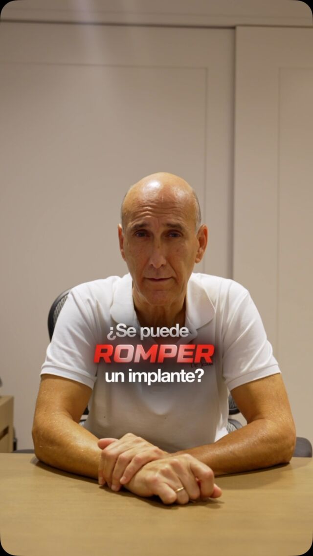 ¿Se puede romper un implante dental? 🦷

Los implantes están hechos de titanio, un material extremadamente resistente, pero… ¿qué es lo que realmente puede fallar?

📍C/Colón de Larreategui 17, Bilbao
📍C/Amezti 7 Bajo, Algorta